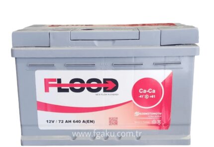Flood Akü 72 Ah (Alçak Tip)