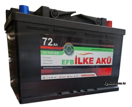 İlke Akü 72 EFB (Start-Stop)